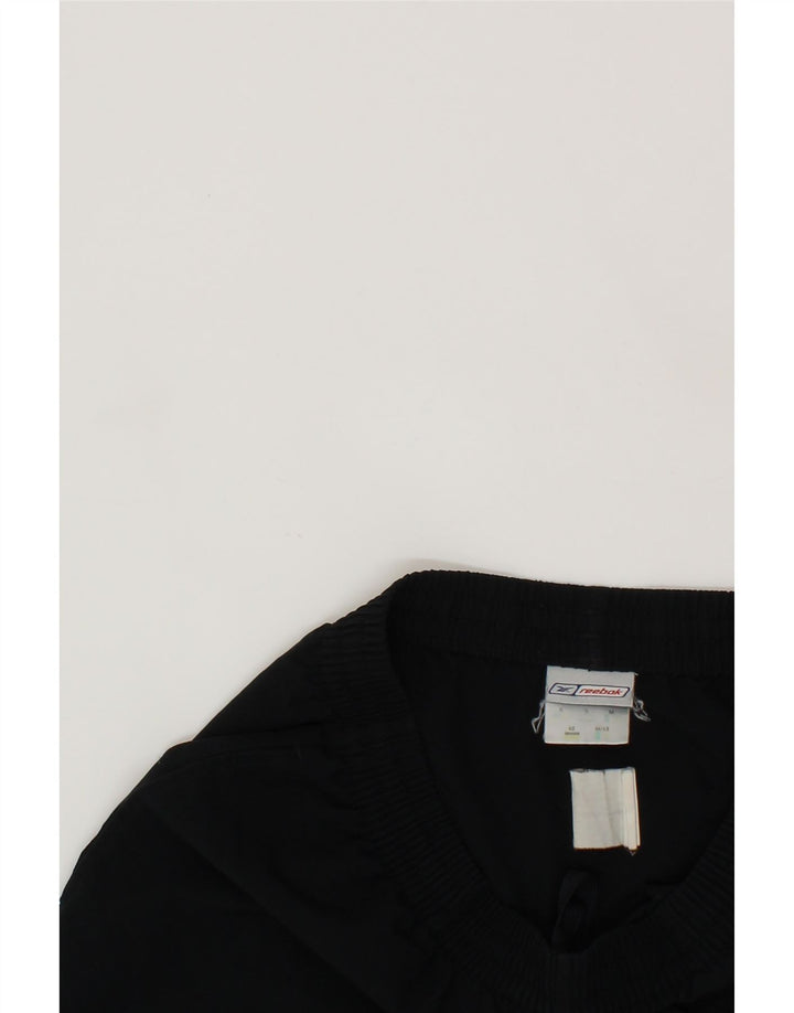 REEBOK Mens Sport Shorts Small  Black Polyester Vintage Reebok and Second-Hand Reebok from Messina Hembry 