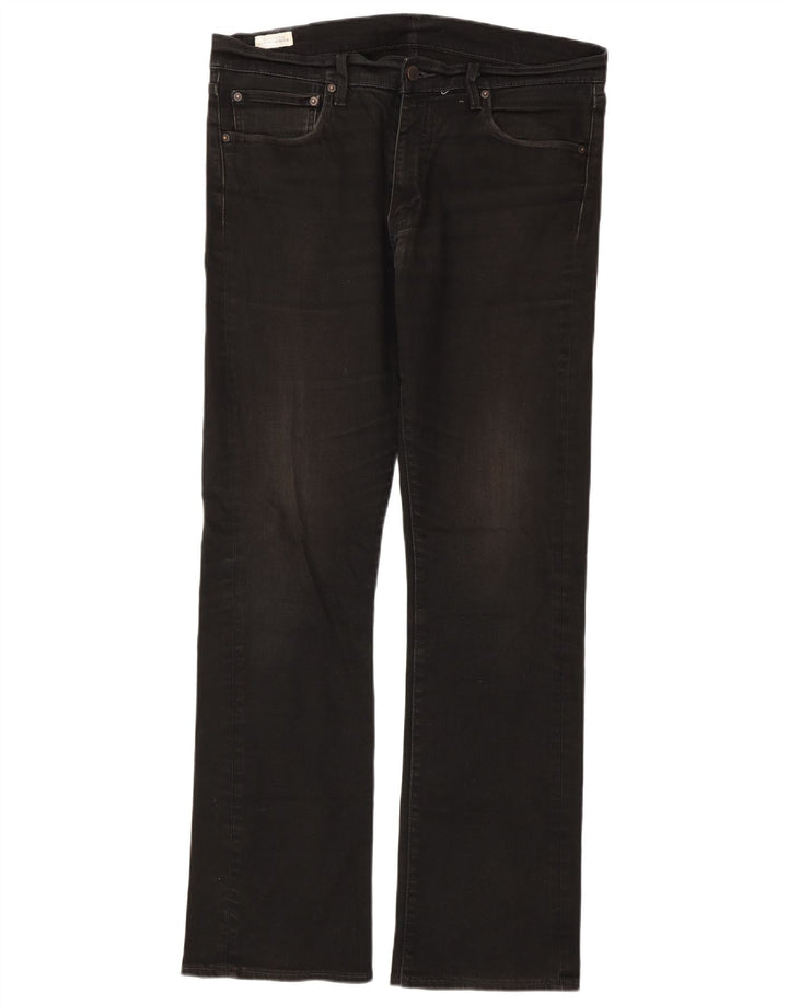 Levi's Bootcut jeans til mænd W36 L34 sort bomuld