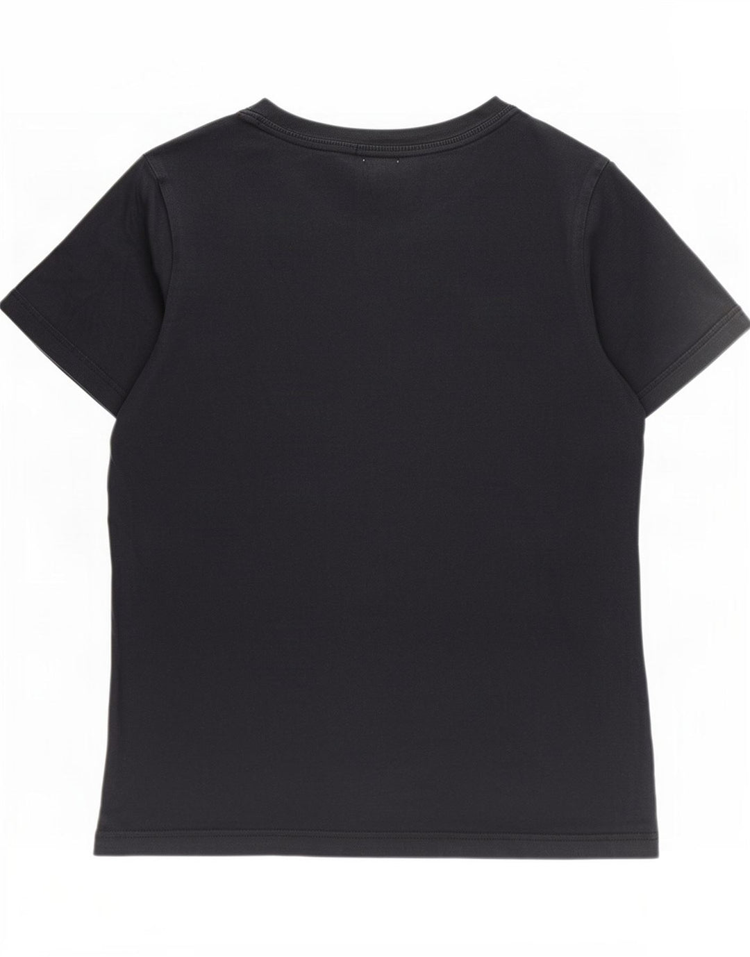 Nike grafisk T-shirt top til kvinder UK 14 Medium Sort