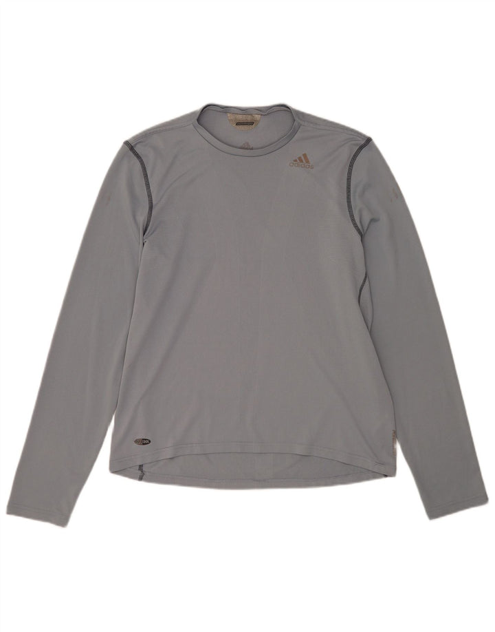 Adidas Herre Climacool Top Langærmet Medium Grey Polyester