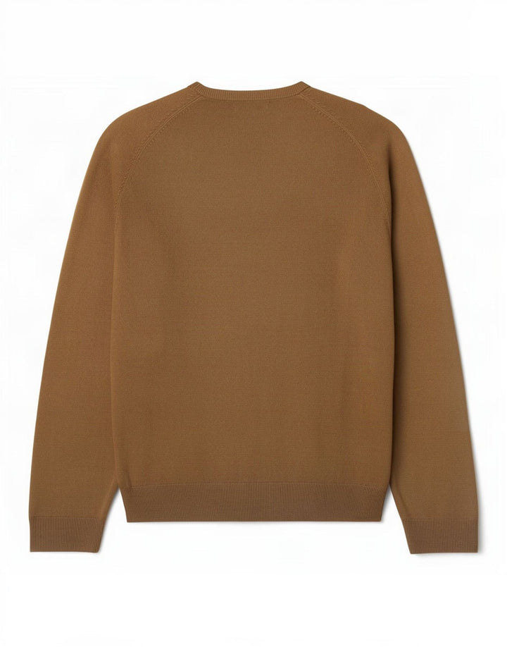 Marks & Spencer Herre Blue Harbor V-hals sweater Medium Beige
