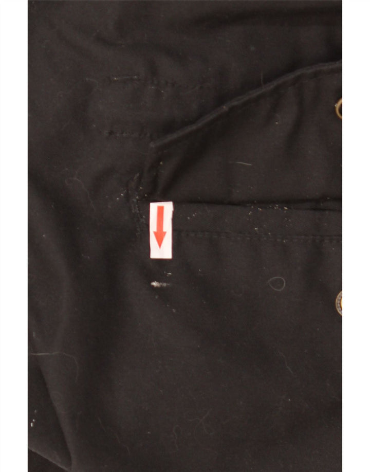 Brandit Herre Hooded Utility Jacket UK 40 Large Black Polyester