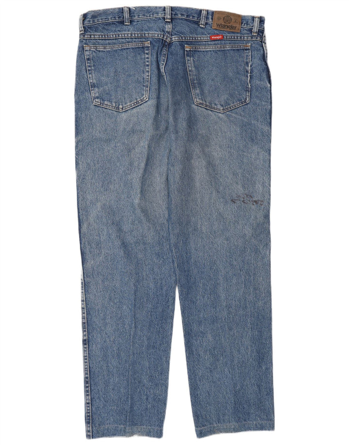 Wrangler Herre tilspidsede jeans W38 L34 Blå