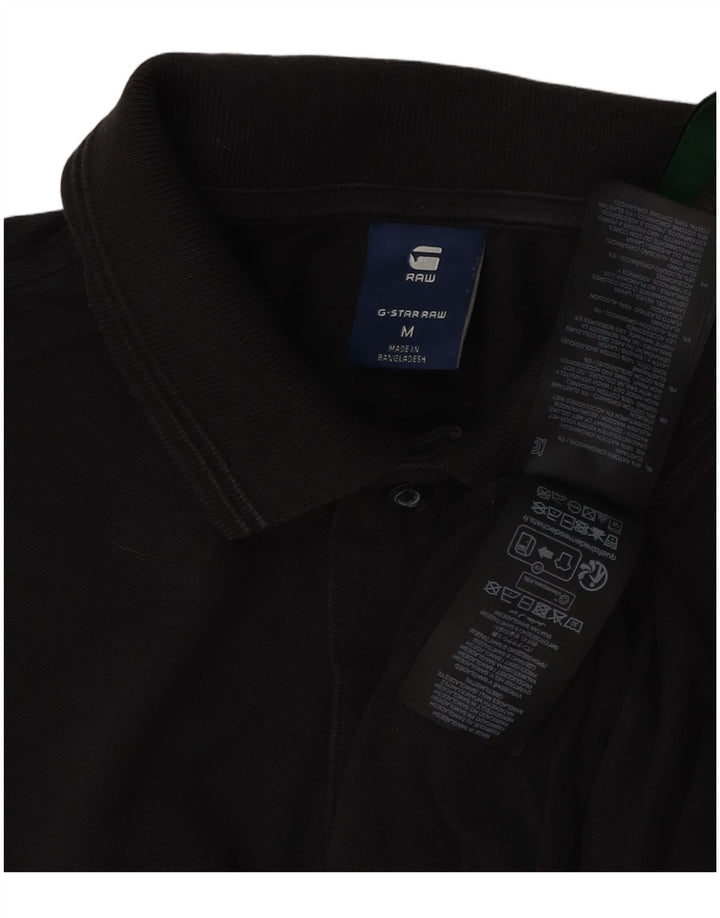 G-Star herre poloshirt Medium sort bomuld