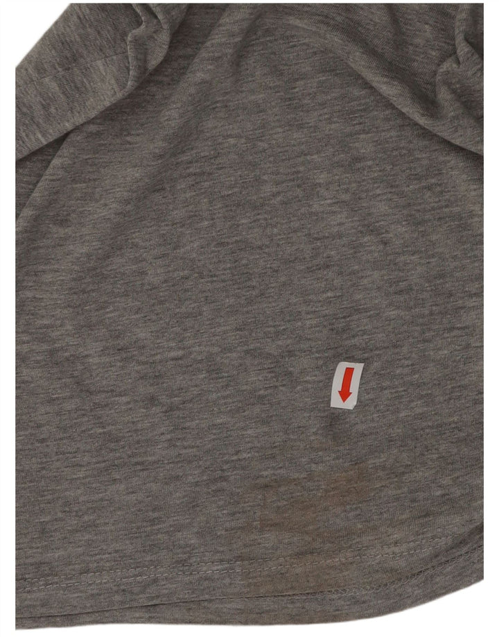 DIADORA Herre grafisk T-shirt Top XL Grå Flecked Bomuld