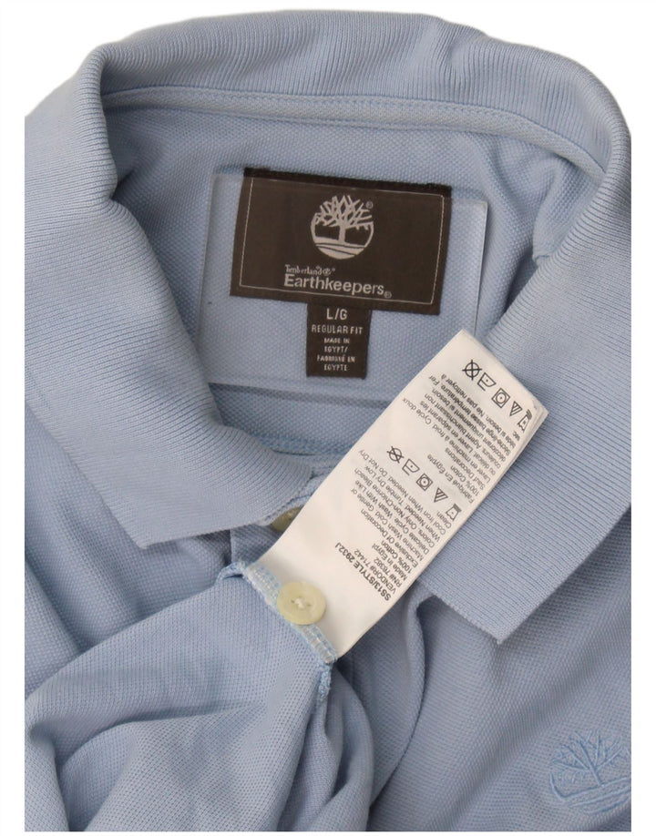 Timberland Herre Regular Fit Polo Shirt Stor Blå Bomuld