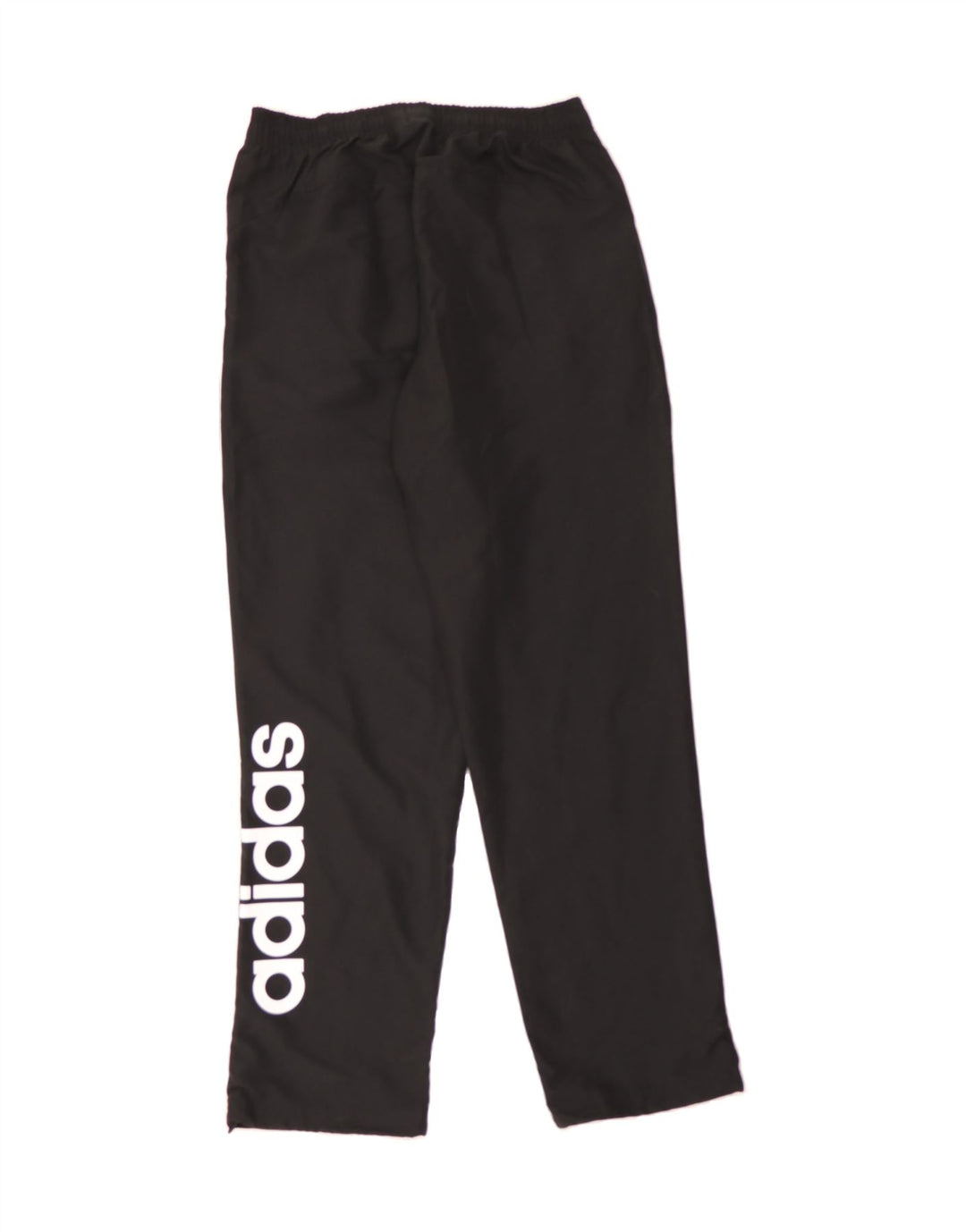 ADIDAS Mens Graphic Tracksuit Trousers Medium Black Polyester Vintage Adidas and Second-Hand Adidas from Messina Hembry 
