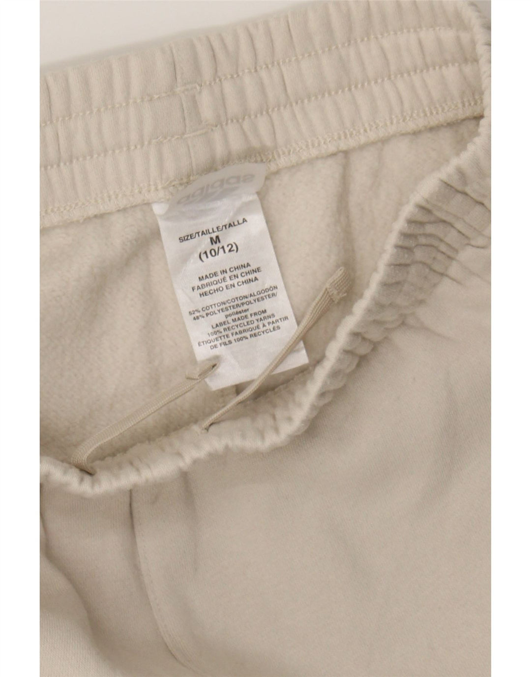 ADIDAS Boys Tracksuit Trousers Joggers 10-11 Years Medium  Off White Vintage Adidas and Second-Hand Adidas from Messina Hembry 