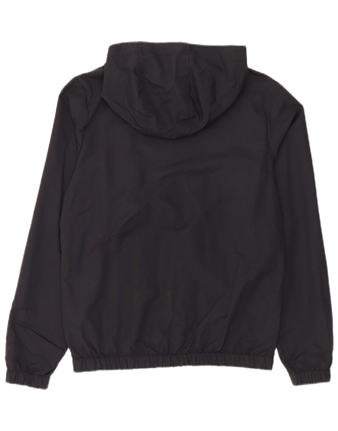 Ellesse Herre Zip Neck Grafisk Hoodie Jumper Lille Sort Polyamid