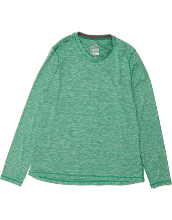 MOUNTAIN WAREHOUSE Womens Top Long Sleeve UK 16 Large Green Flecked Vintage Mountain Warehouse and Second-Hand Mountain Warehouse from Messina Hembry 