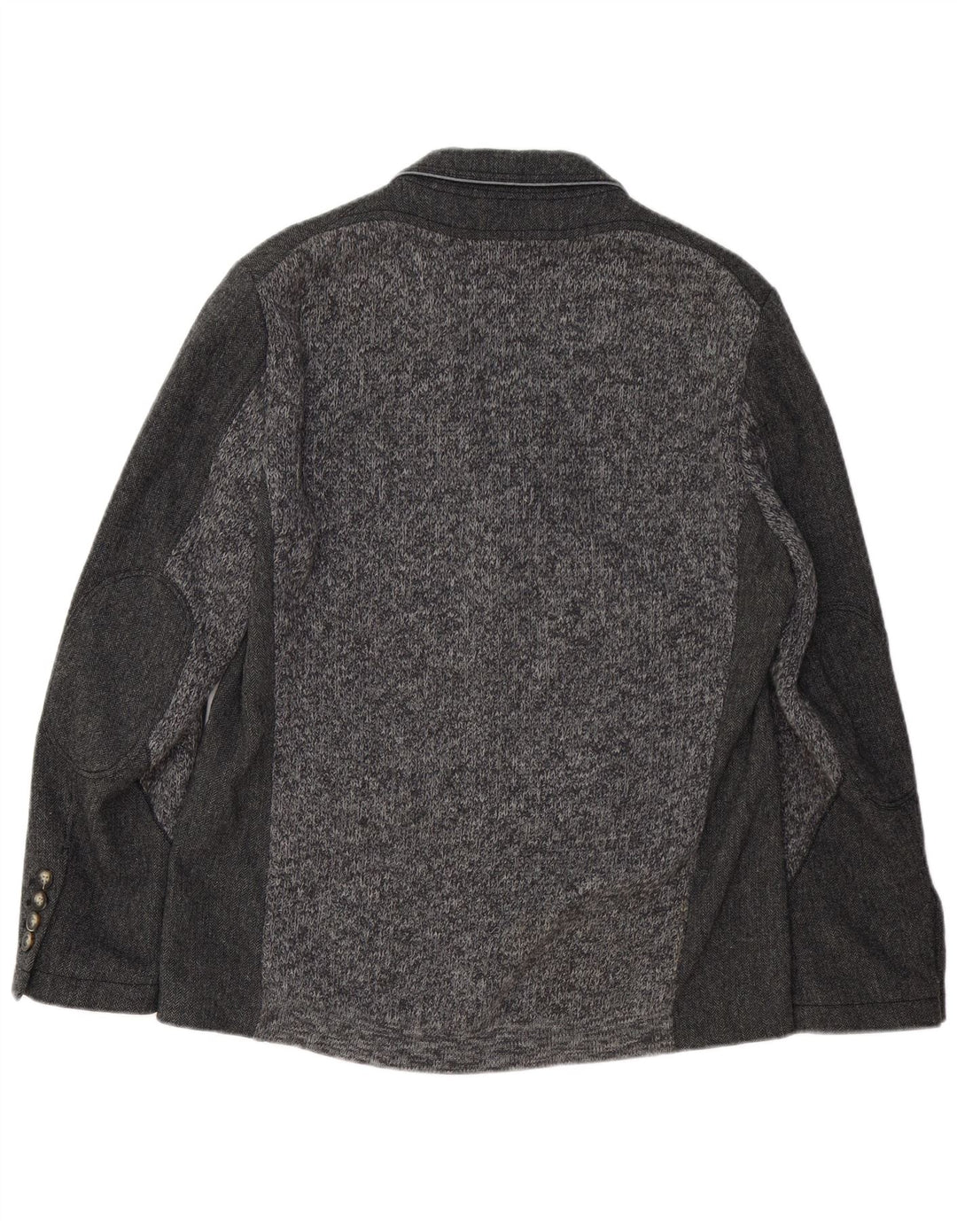 HUGO BOSS Herre 3-knaps blazerjakke EU 50 Stor grå sildeben