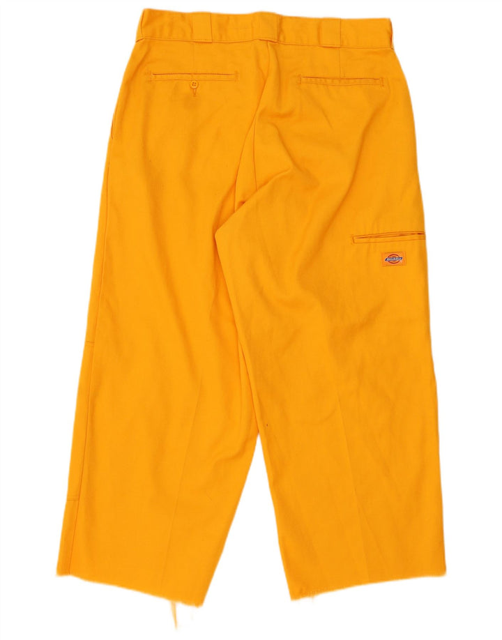 Dickies Herre Crop Cargo Bukser W34 L24 Gul Polyester