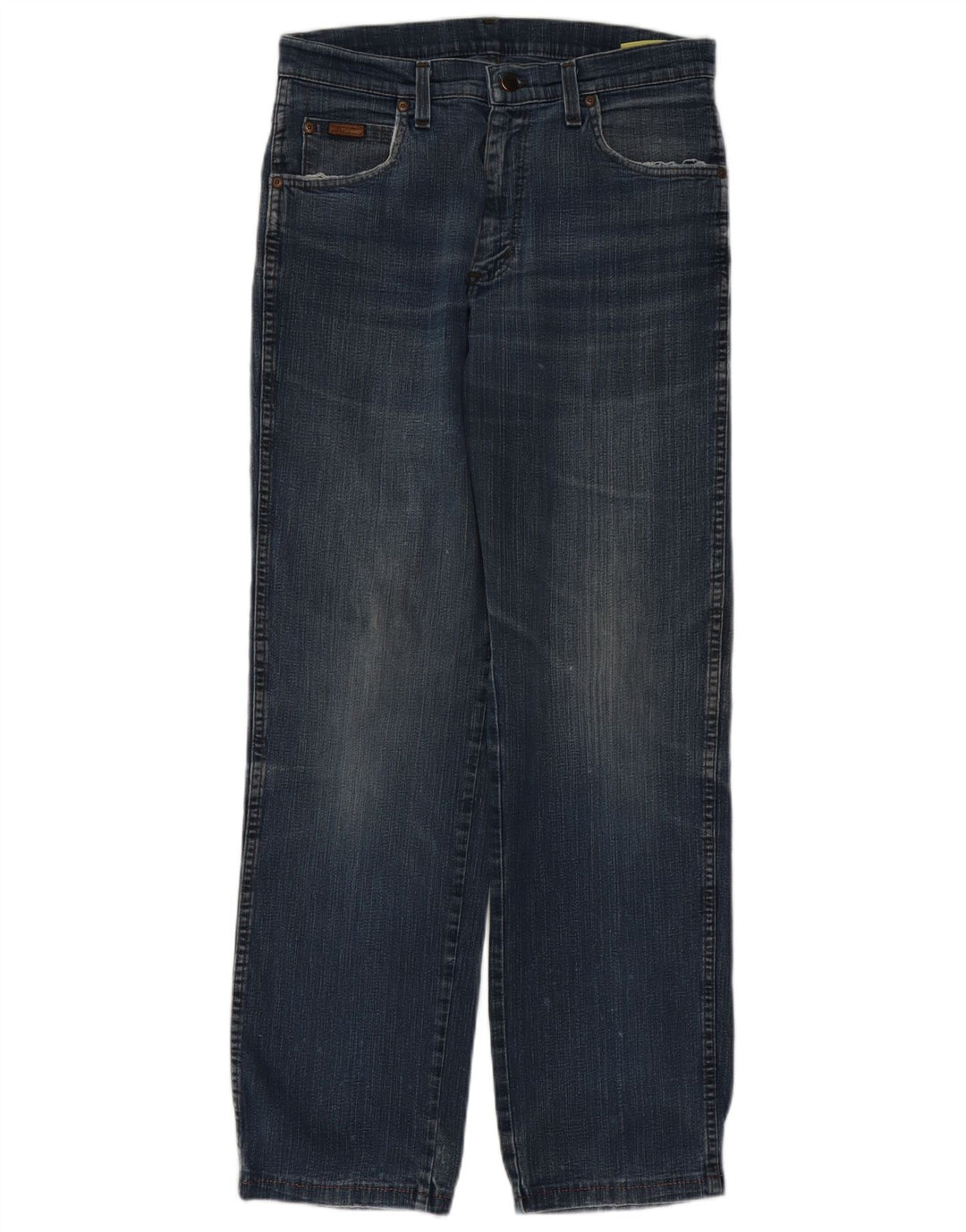 Wrangler Herre Texas Stretch Straight Jeans W32 L34 Blå Bomuld