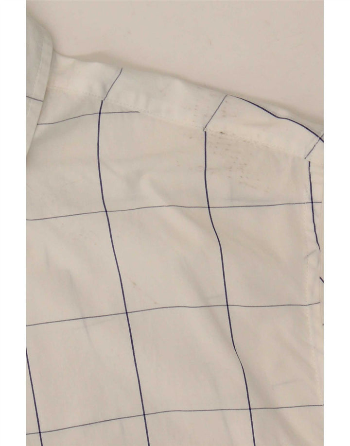 Tommy Hilfiger Herreskjorte Medium hvid ternet bomuld