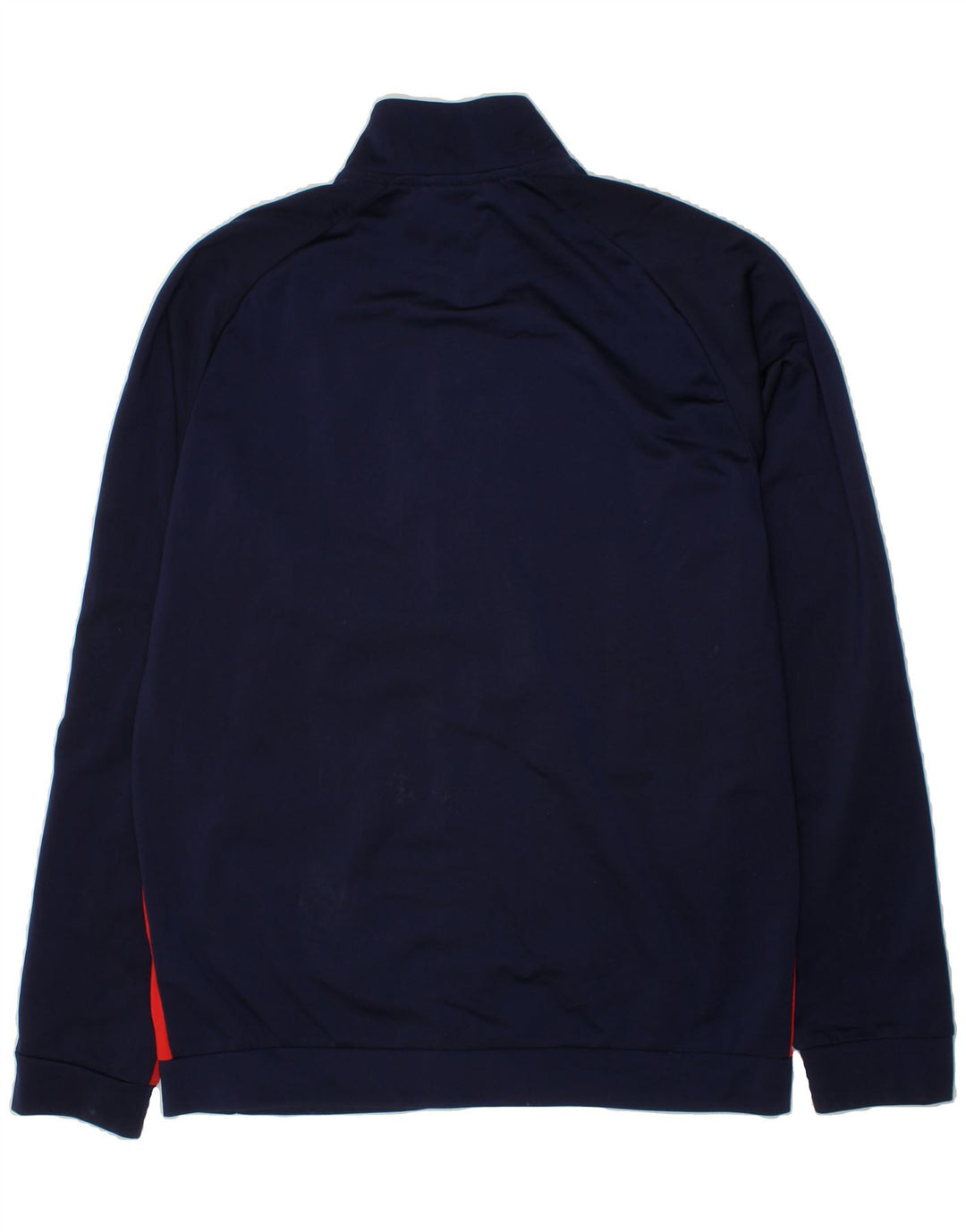 PUMA Boys Graphic Tracksuit Top Jacket 15-16 Years Navy Blue Colourblock Vintage Puma and Second-Hand Puma from Messina Hembry 