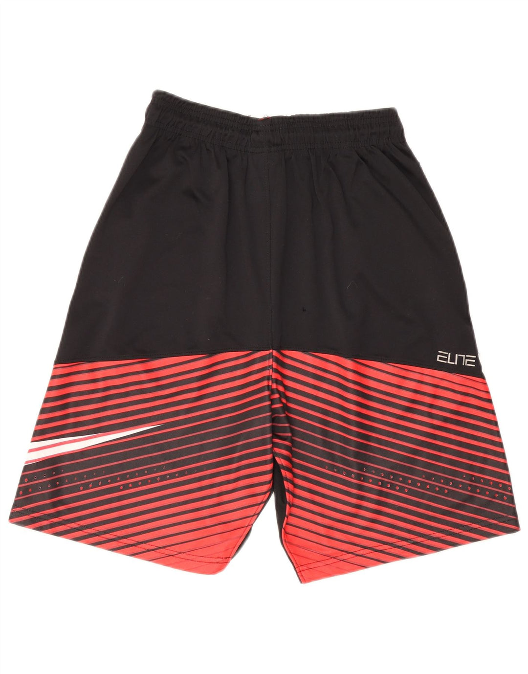 Nike Herre Dri Fit grafiske sportsshorts store sortstribede polyester
