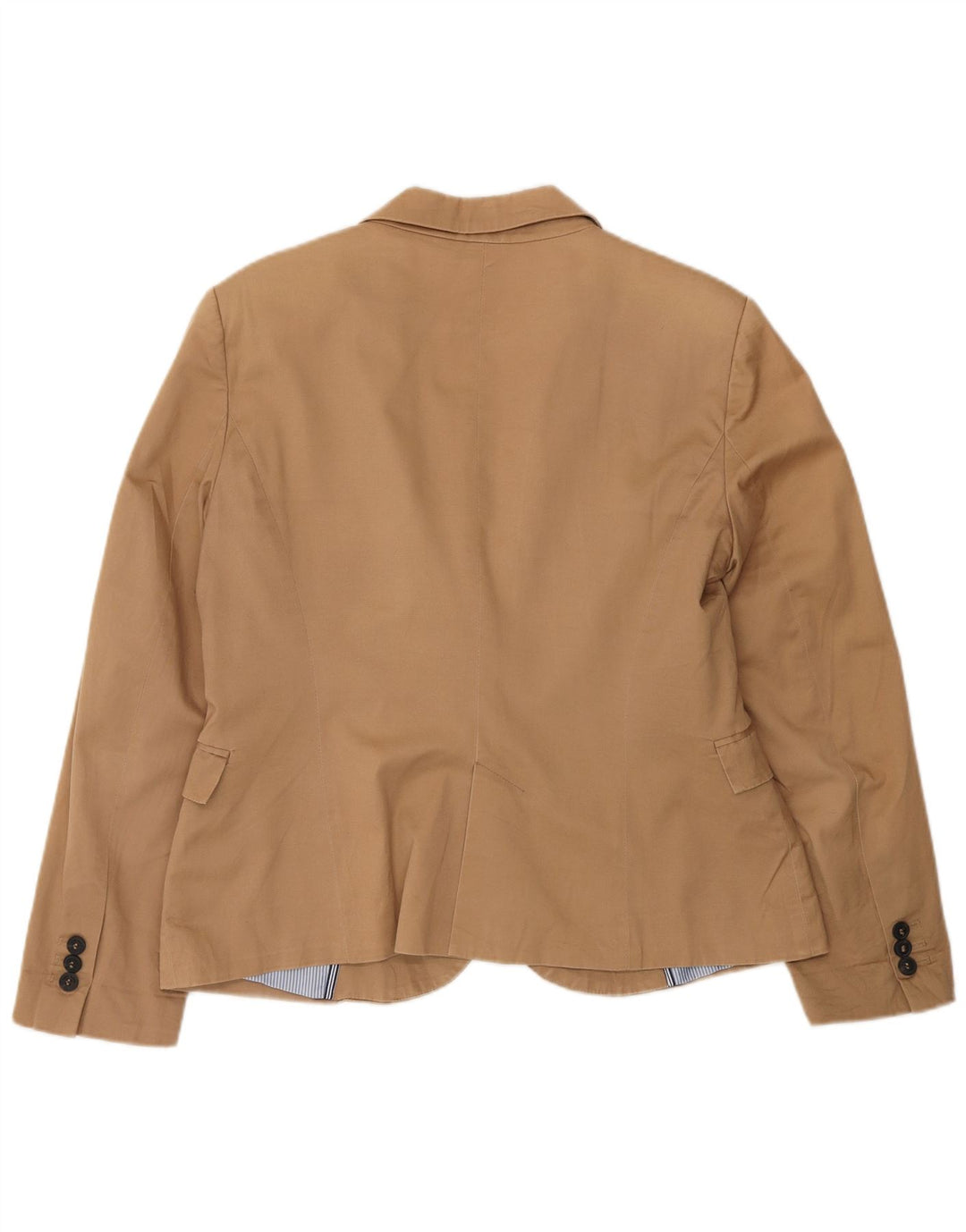 Zara Dame 1 Knap Blazer Jacket UK 18 XL Beige