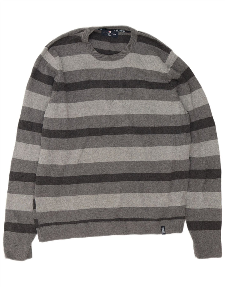 Marks & Spencer Herre Blue Harbor Crew Neck trøje Sweater Large Grå