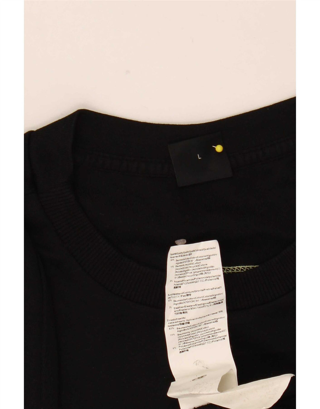 Hugo Boss Herre Grafisk Sweatshirt Jumper Stor Sort Bomuld