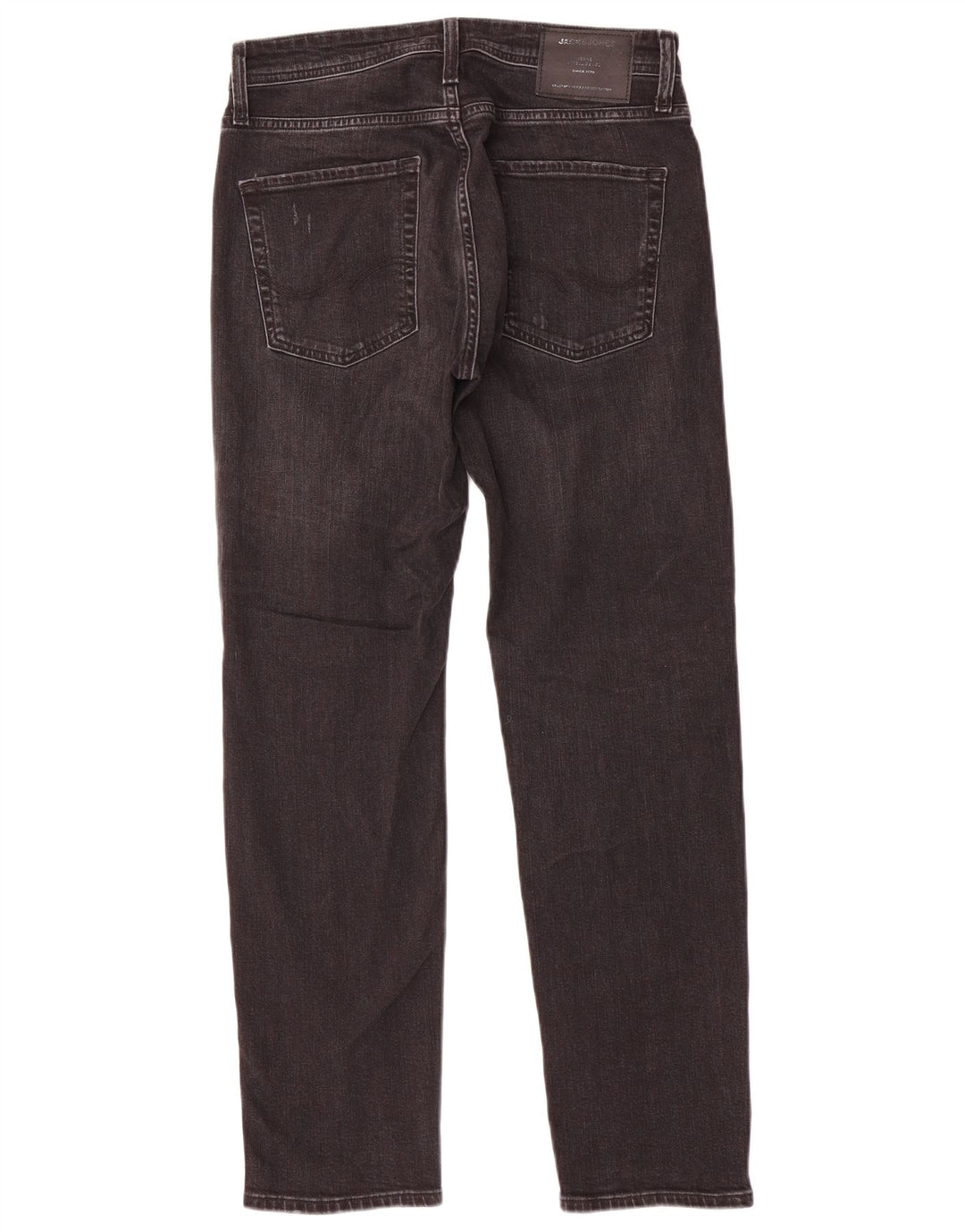 Jack & Jones Herre Distressed Slim Jeans W29 L30 Sort Bomuld