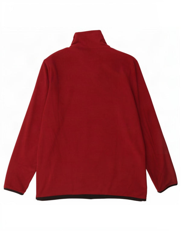 Lotto Fleece Jumper med lynlås til mænd XL Burgundy