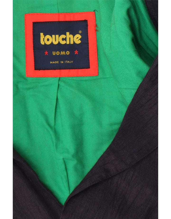 Touche Herre 1 Knap Blazer Jacket UK 38 Medium Navy Blue