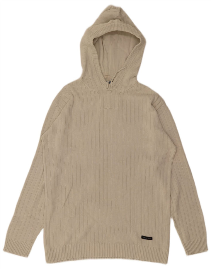 LEVI'S hættetrøje til mænd mellem beige bomuld