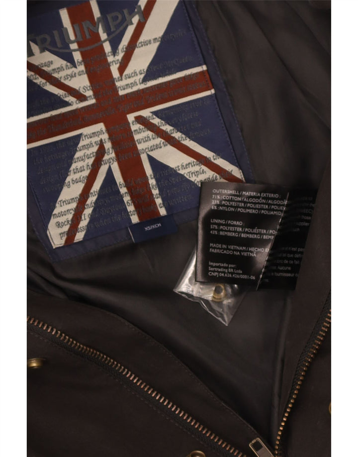Triumph Herre Bomber Jacket UK 34 XS Brun Bomuld