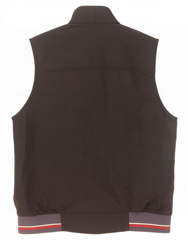 Brugi Mens Gilet UK 38 Medium Black Colourblock Polyamide