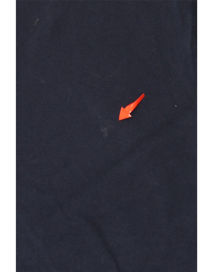 EDDIE BAUER Herre T-Shirt Top Medium Marineblå Bomuld