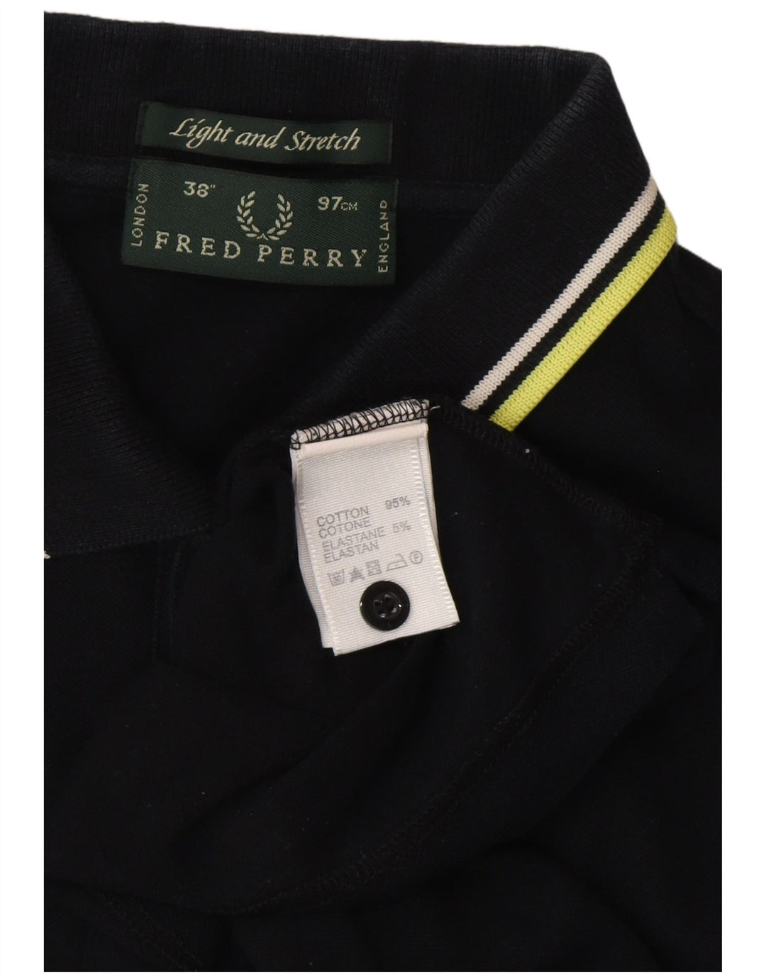 FRED PERRY Poloshirt til mænd Lille sort bomuld