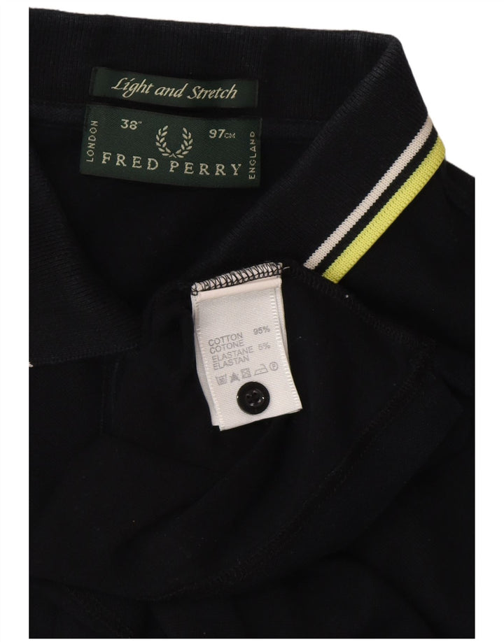 FRED PERRY Poloshirt til mænd Lille sort bomuld