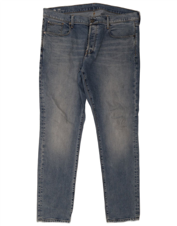 G-Star Herre Regular Tapered Jeans W40 L34 Blå Bomuld