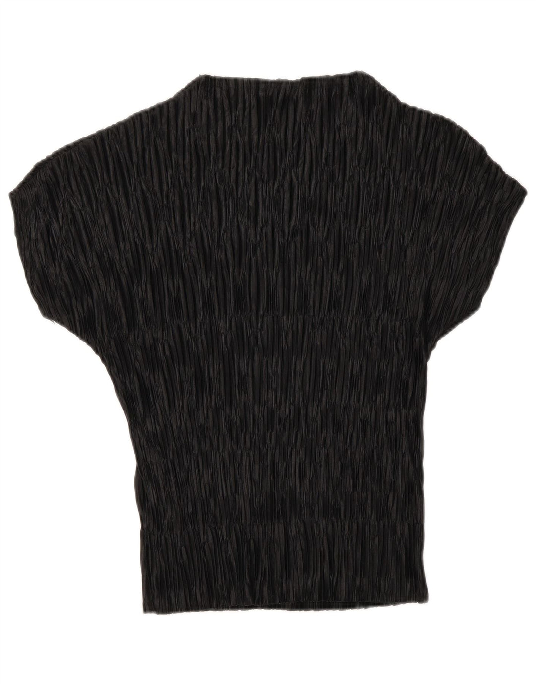 Zara Damebluse Top UK 10 Lille sortstribet polyester
