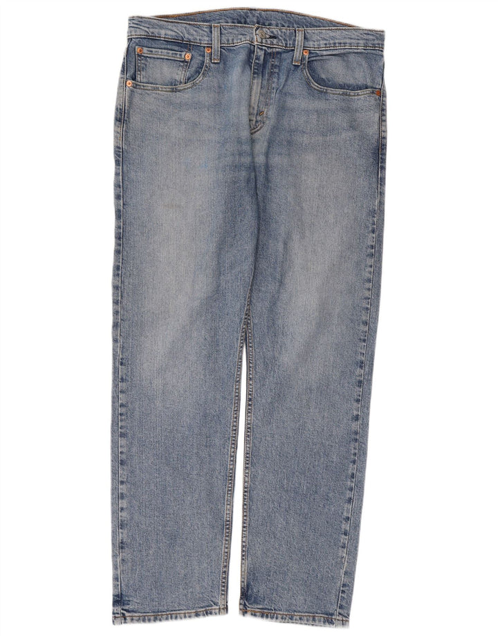 Levi's Herre 502 tilspidsede jeans W33 L32 blå bomuld