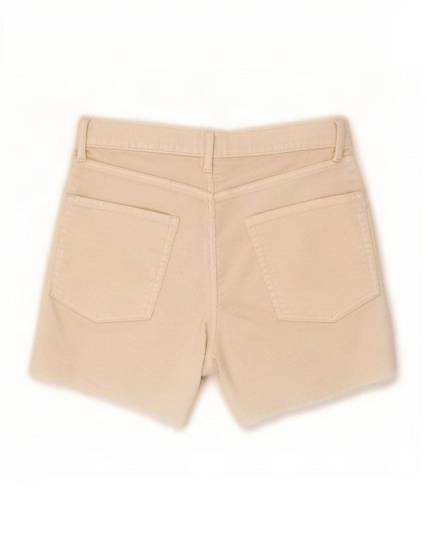 Gap Womens Corduroy Shorts Medium W28 Off White Bomuld