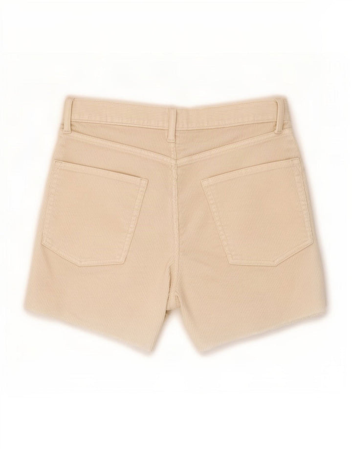 Gap Womens Corduroy Shorts Medium W28 Off White Bomuld