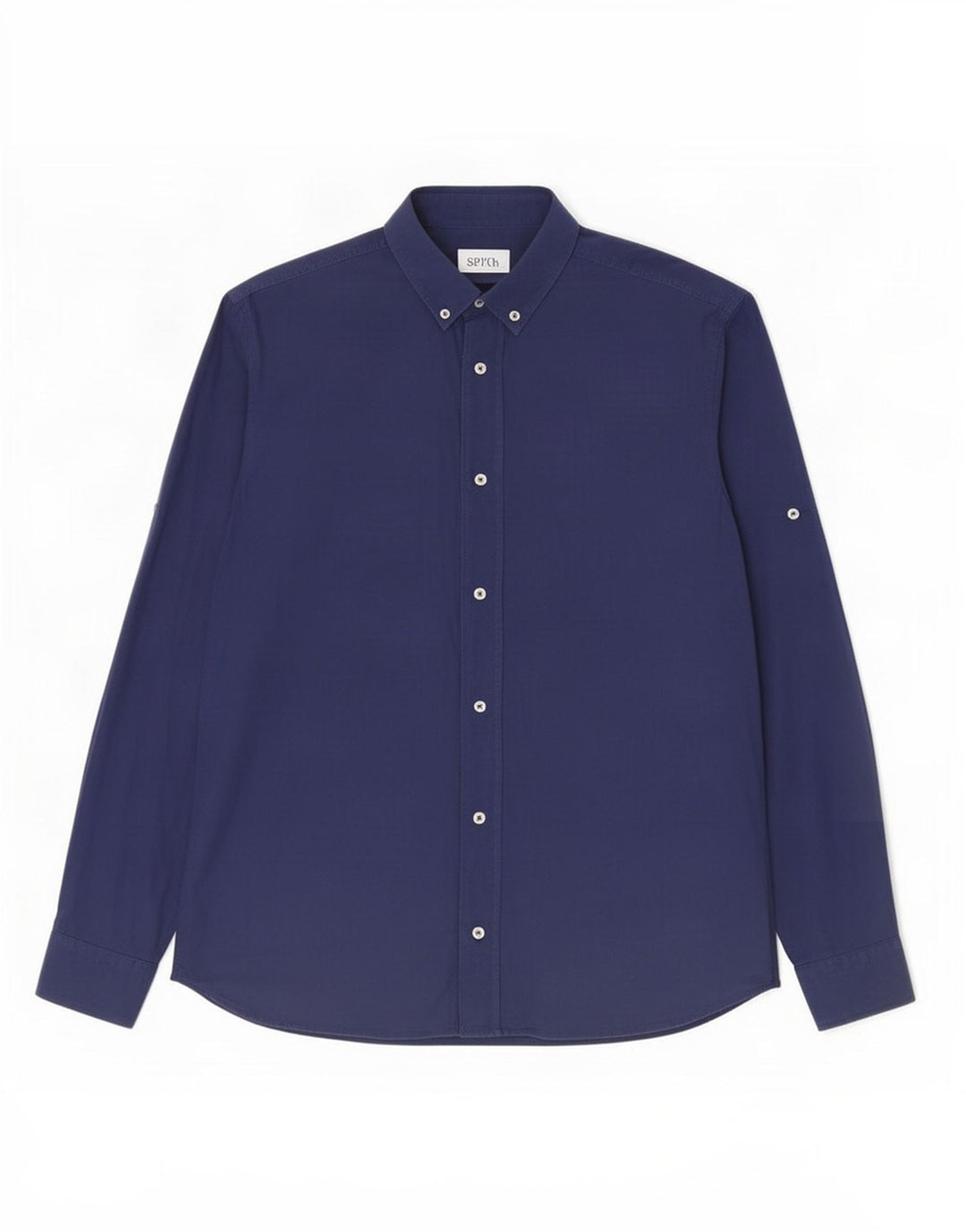 Zara Herre Relaxed Fit skjorte lille marineblå