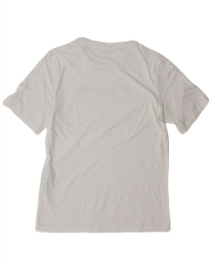 Jack & Jones Herre grafisk T-shirt Top Lille hvid bomuld