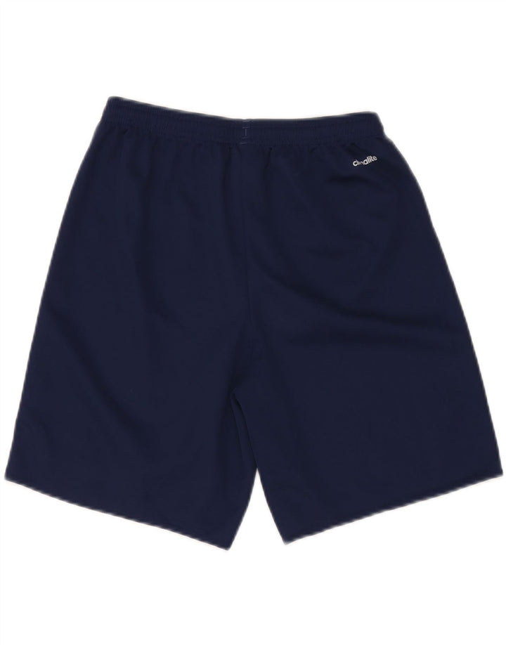 ADIDAS drenge Climalite sportsshorts 15-16 år marineblå polyester