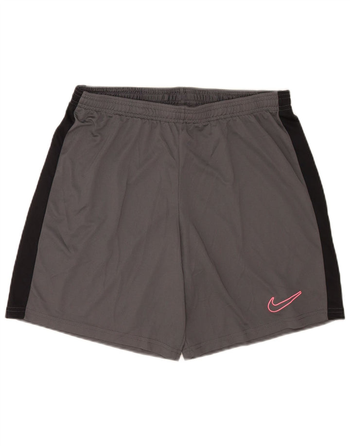Nike Herre Dri Fit Slim Sportshorts Store Grå Colourblock Polyester