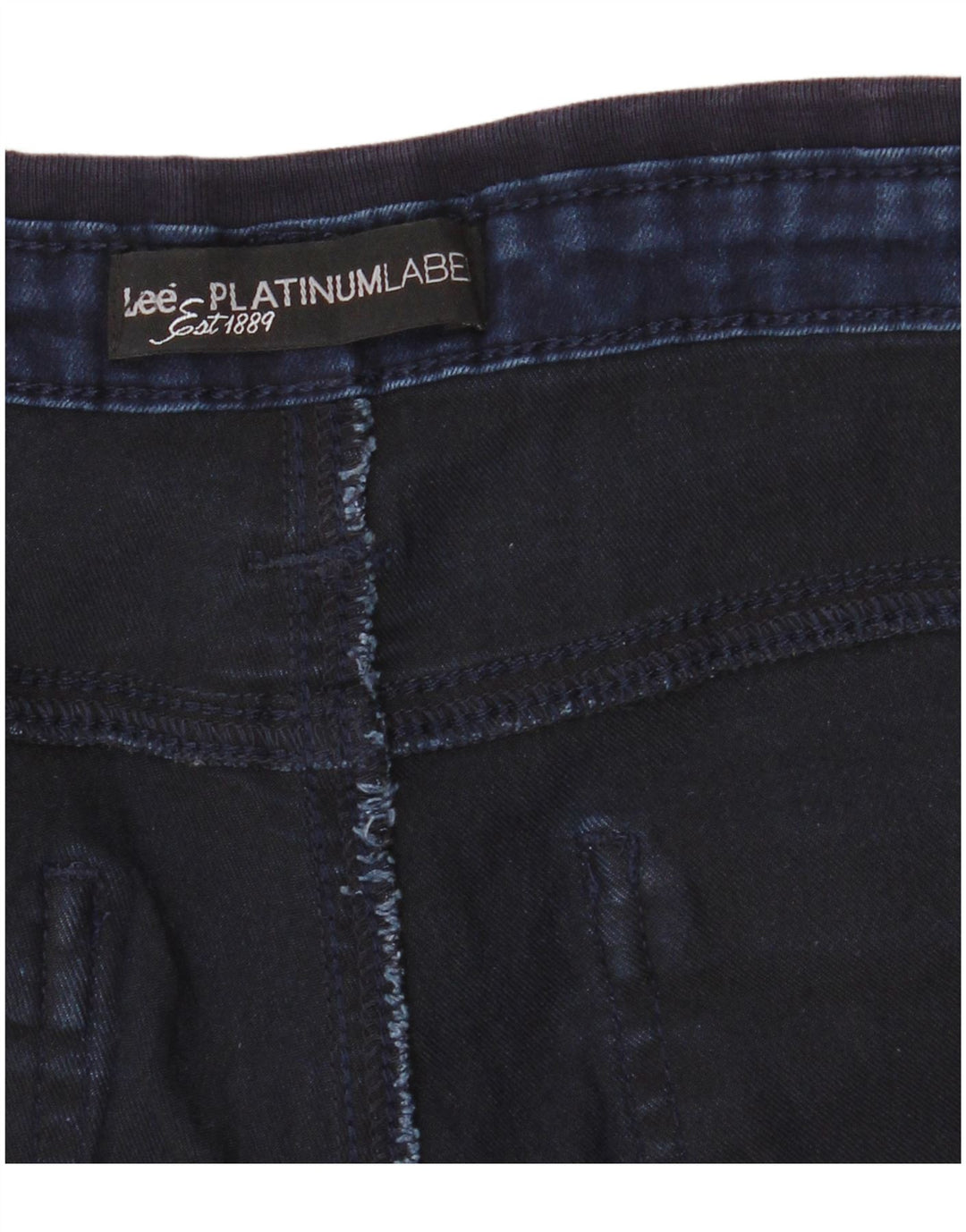 LEE Herre Platinum Label Denim Cargo Shorts W32 Medium Navy Blue