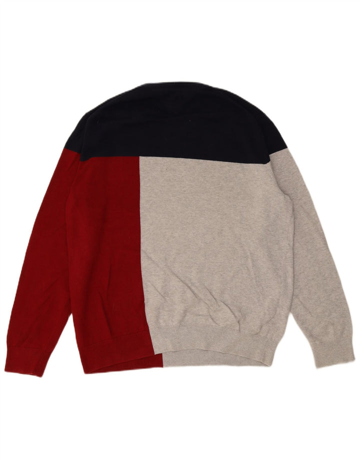 TOMMY HILFIGER Herre sweater med rund hals XL Multifarvet Colourblock