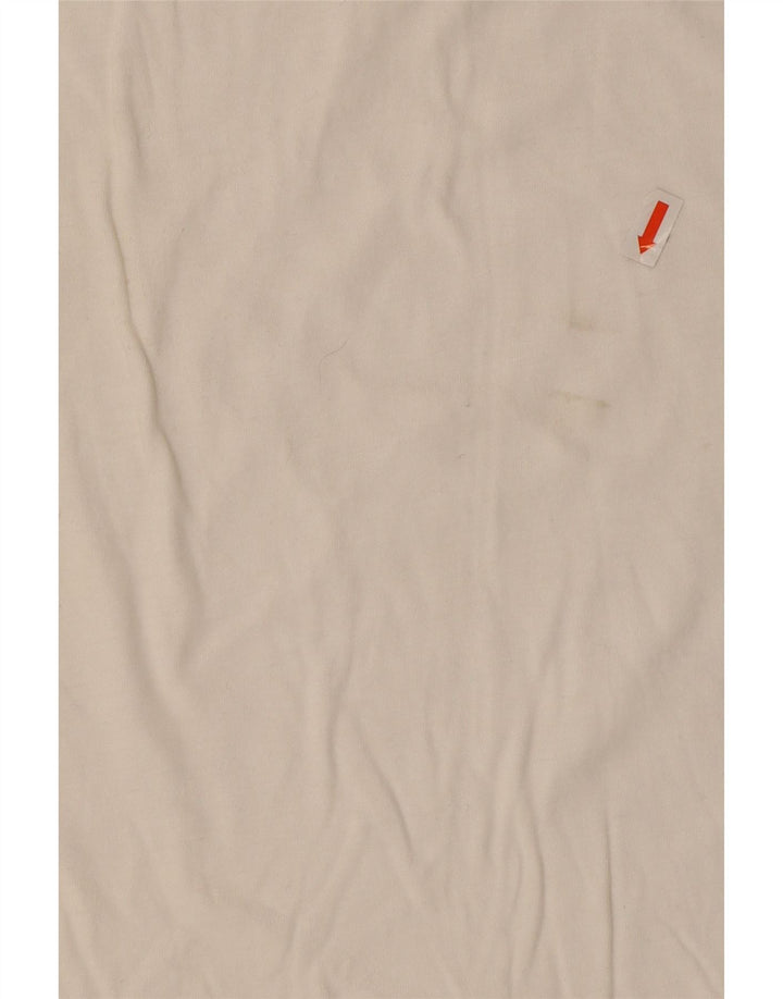 Rip Curl Herre Standard Fit T-Shirt Top Medium White Colourblock Bomuld
