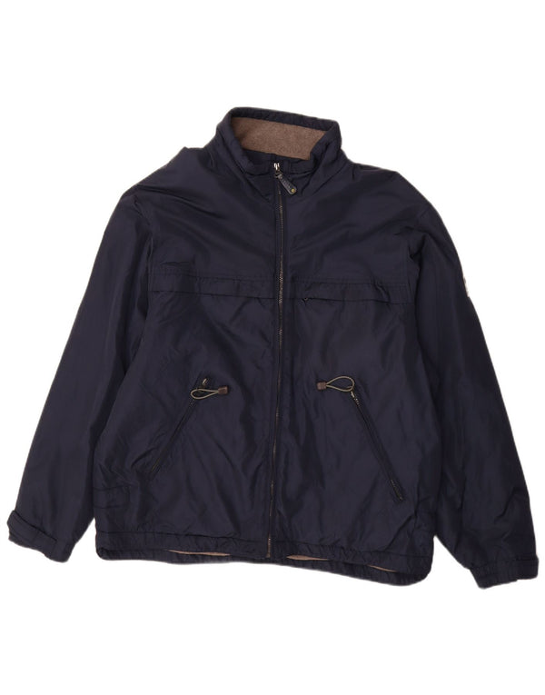 Invicta Herre Windbreaker Jacket UK 38 Medium Navy Blue Polyamid