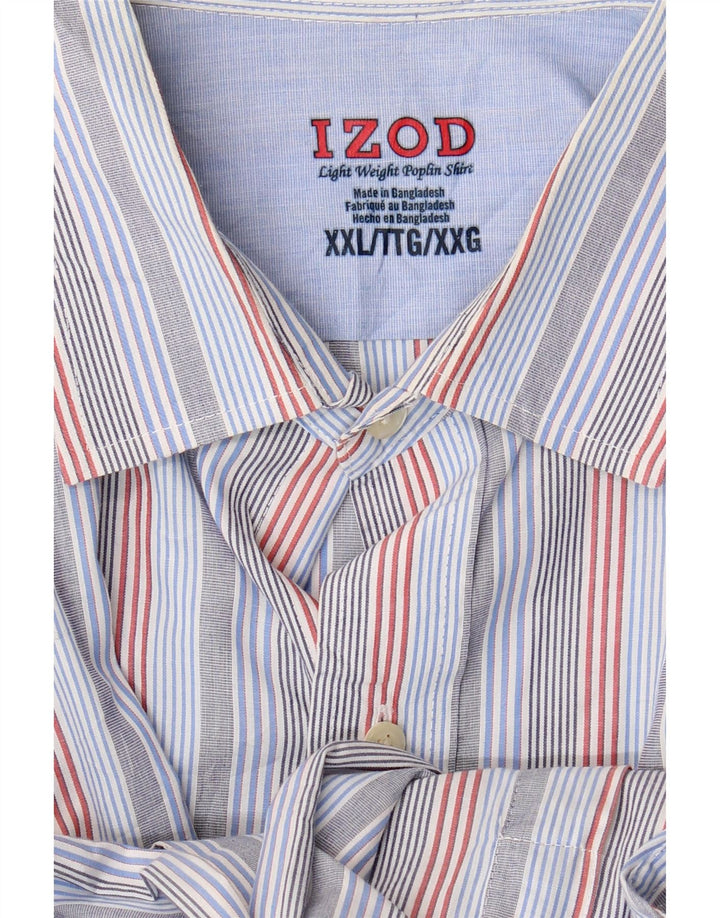 Izod Herreskjorte 2XL Blå Stribet