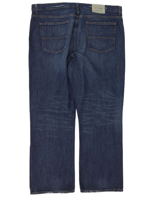 Tommy Hilfiger Herre Straight Jeans W44 L32 Blå Bomuld