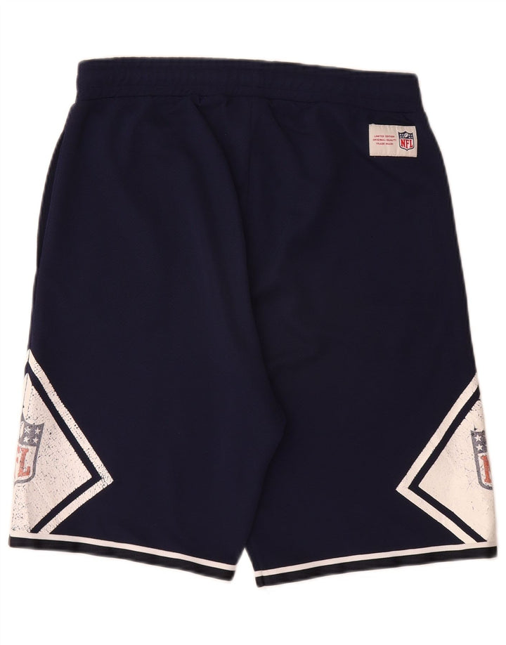 NFL Herre grafiske sportsshorts Medium Navy Blue Colourblock