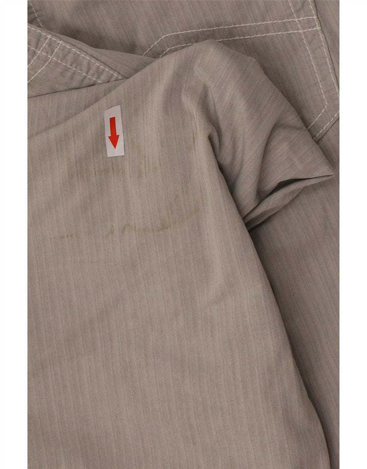 Marlboro Classics Herre Regular Casual Bukser W34 L27 Gråstribet bomuld