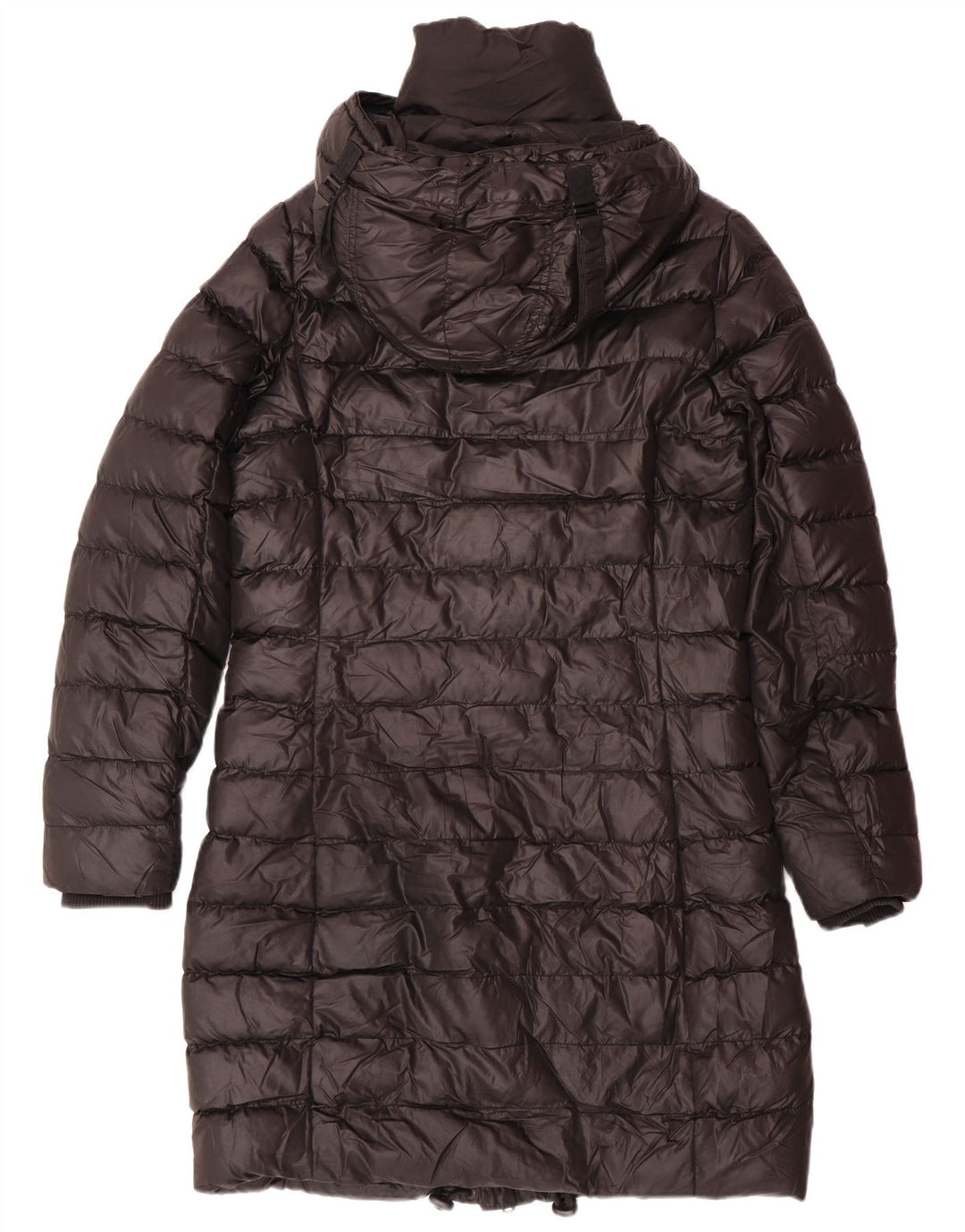 G-STAR Polstret frakke med hætte til kvinder UK 14 Medium Sort Polyester